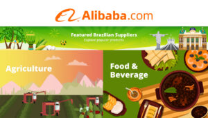 Pavilhão Brasil do Alibaba.com em parceria com a Apex Brasil