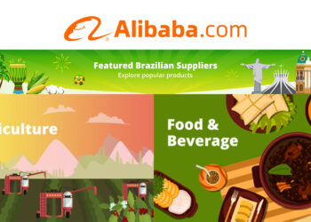 Pavilhão Brasil do Alibaba.com em parceria com a Apex Brasil