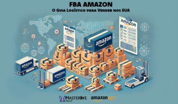 Tudo o que você precisa saber sobre a logística FBA Amazon, incluindo mudanças recentes na política comercial, especificações e ilustrações sobre etiquetas, caixas, pallets e containers.