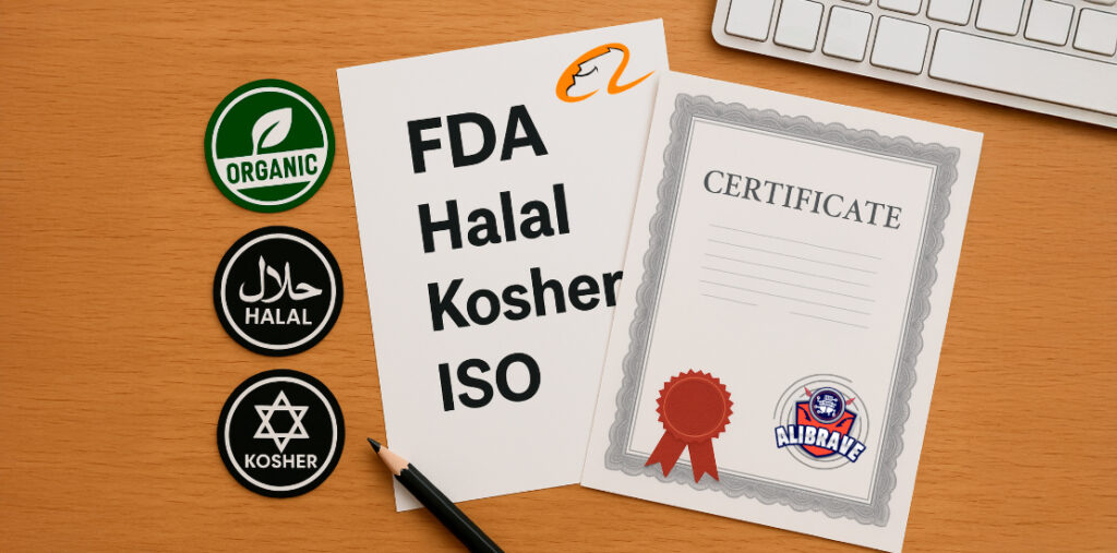 Certificados no Alibaba