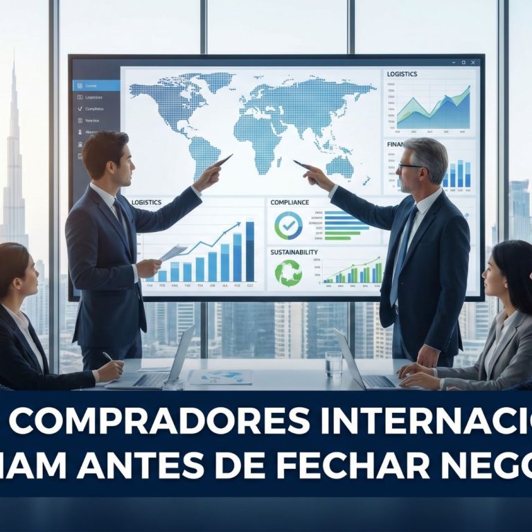 o que compradores internacionais avaliam antes de fechar negócios