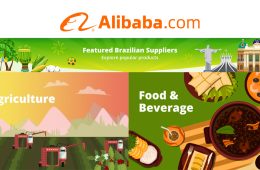 Pavilhão Brasil do Alibaba.com em parceria com a Apex Brasil